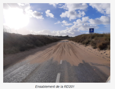 route ensablé